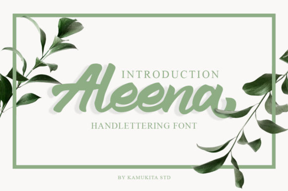 Aleena: A Brushed Handwritten Font for Web Design