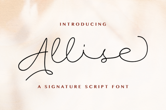 Allise Font: Elevate Your Campaign Visuals
