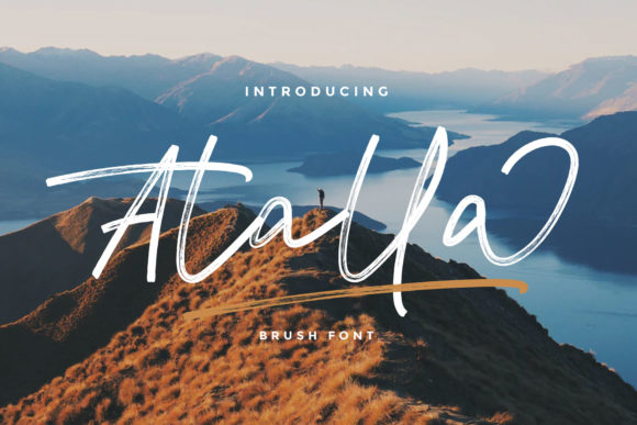 Atalla Typeface for Romantic Branding