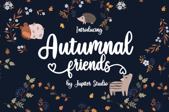 Autumnal Friends Typeface for Web Design