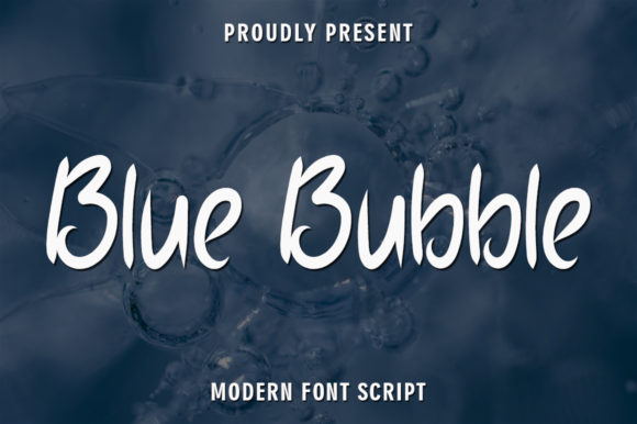 Blue Bubble Font for Polished Branding