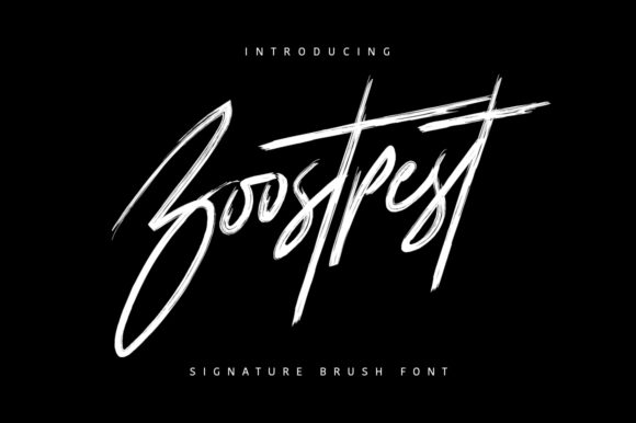 Boostpest: The Authentic Brush Font for Modern Branding