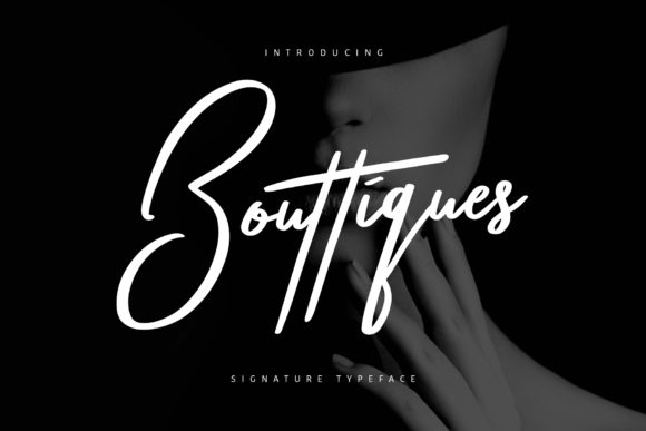 Bouttiques Font: Elevate Editorial Design with Handwritten Style