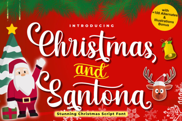 Christmas and Santona Font for Holiday Campaigns
