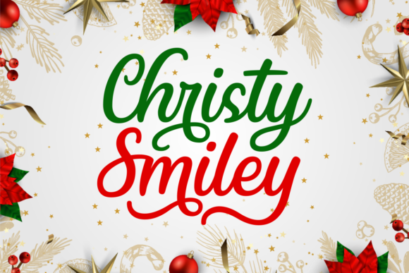 Christy Smiley Font for Editorial Design
