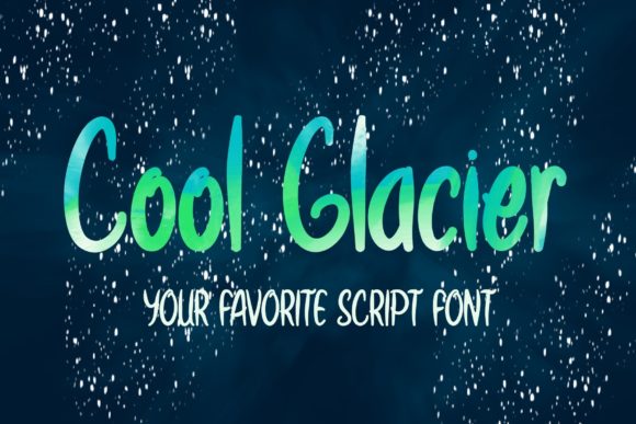 Cool Glacier: The Handwritten Font for Clear Campaigns