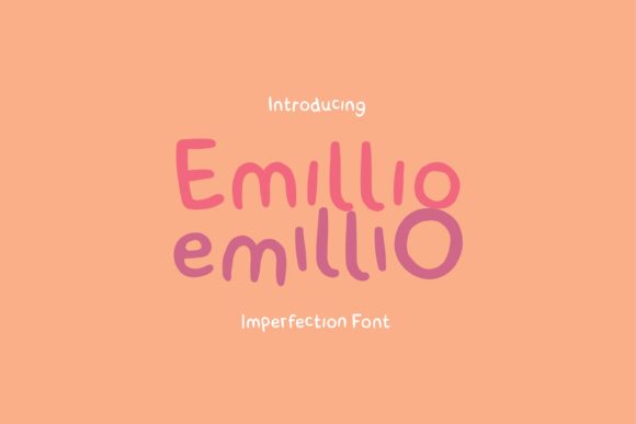 Emillio: A Relaxed Script Font for Modern Editorial Design