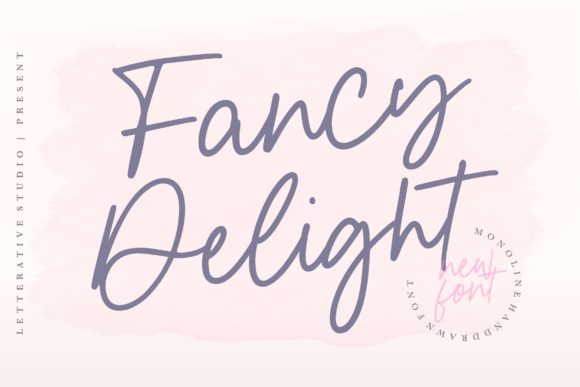 Fancy Delight: A Romantic Script Font for Brands