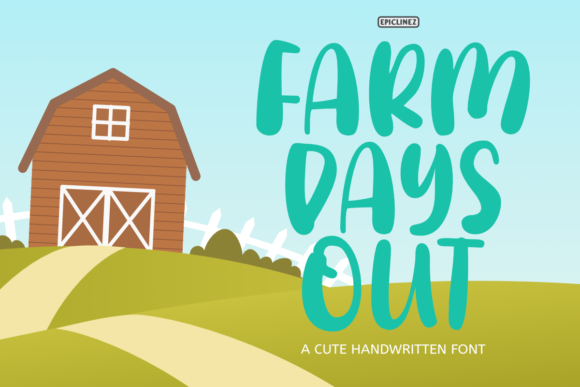 Farm Days Out Font for Modern Web Design