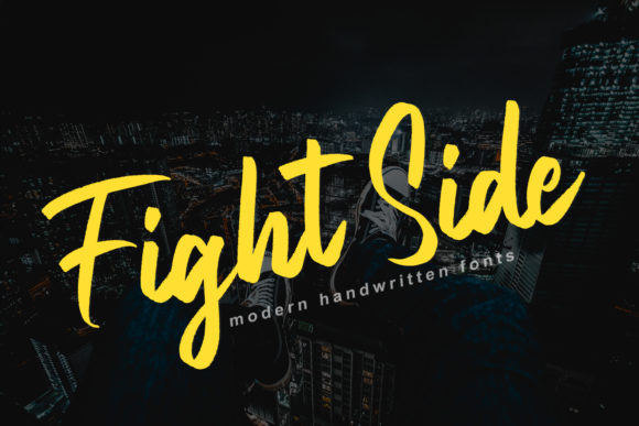 Fight Side Font: Elegant Script for Branding