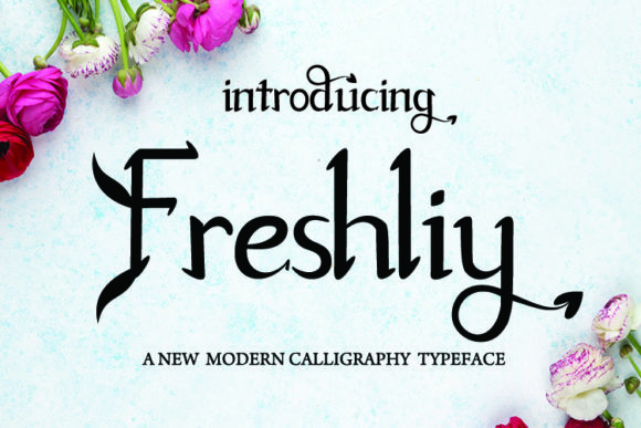 Freshliy Font: Elegant Script for Makers
