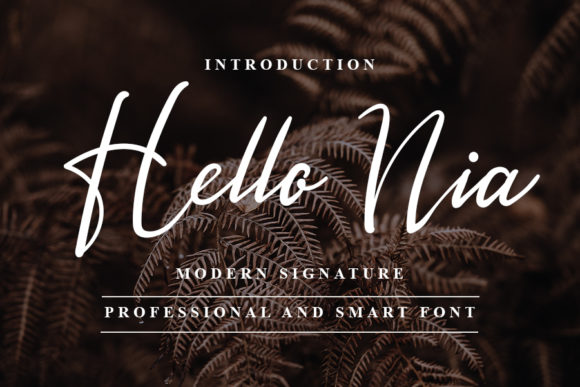 Hello Nia: A Delicate Handwritten Font for Makers