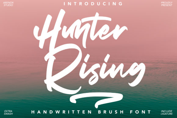 Hunter Rising: A Brushed Handwritten Font for Modern Branding