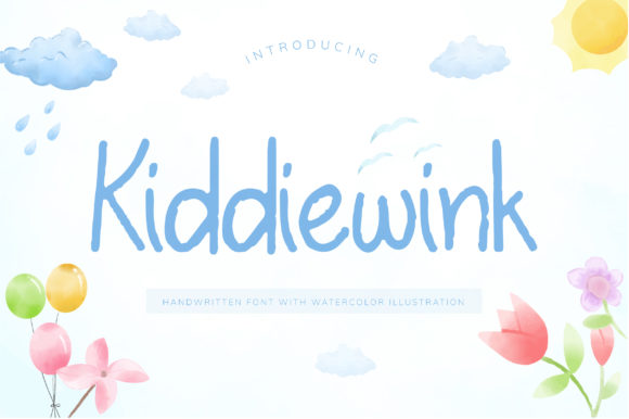Kiddiewink Font for Authentic Small Business Branding