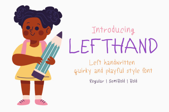 Lefthand: The Playful Script Font for Bold Branding