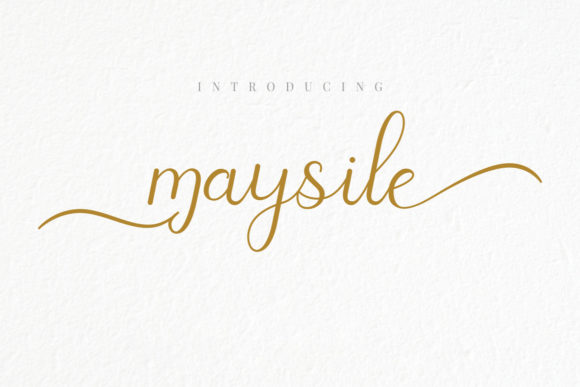 Maysile Font for Elegant Handmade Designs