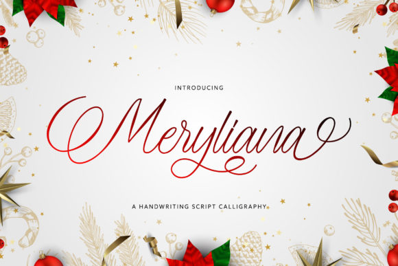 Meryliana: A Gentle Script Handwritten Font for Makers