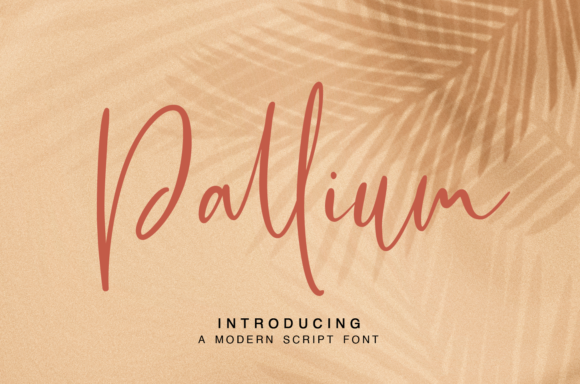 Pallium Font for Elegant Small Business Branding