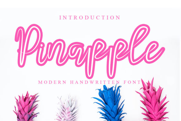Pinapple: The Playful Handwritten Font for Brands