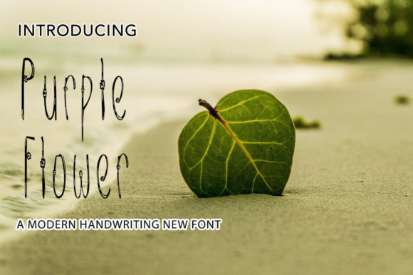 Purple Flower Font Review for Modern Branding