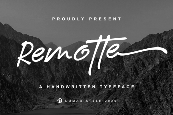Remotte: A Handwritten Font for Editorial Warmth