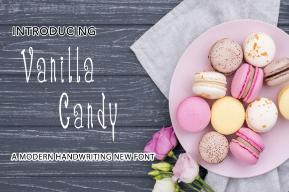 Vanilla Candy Font: A Delicate Script for Elegant Designs
